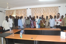 photo de famille avec les responsables