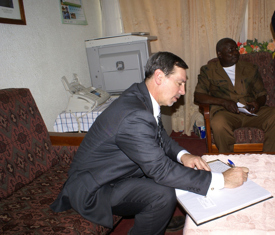 signature du livre d'or